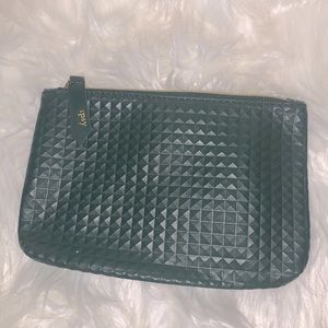 Green Textured Ipsy Glam Bag